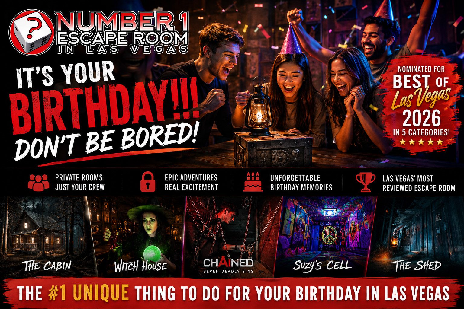 It’s Your Birthday!!! Don’t Be Bored!