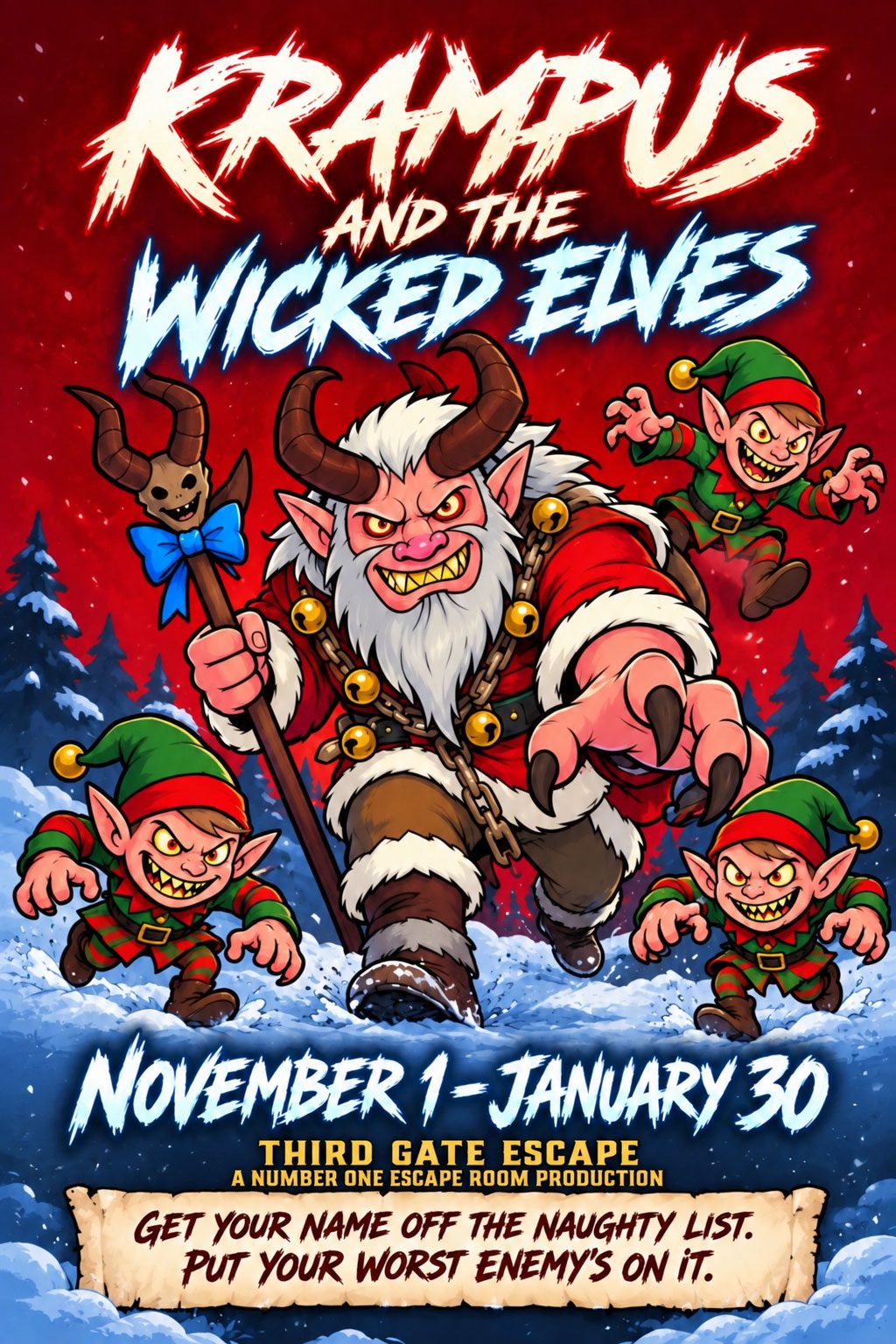 Krampus and the Wicked Elves